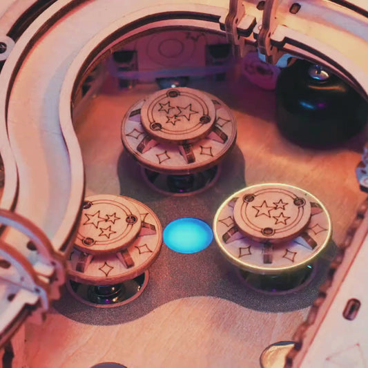 Mô Hình Gỗ 3D Máy Pinball